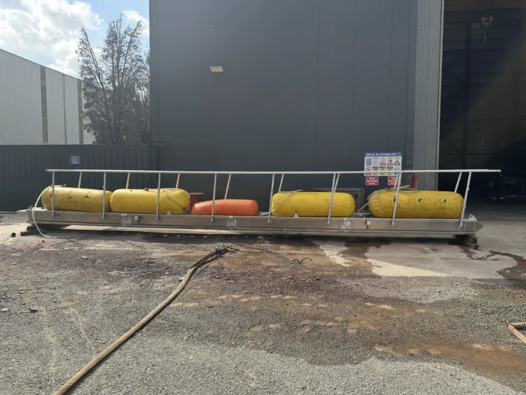 Veta Gemi SOLAS-certified accommodation ladder production in Yalova