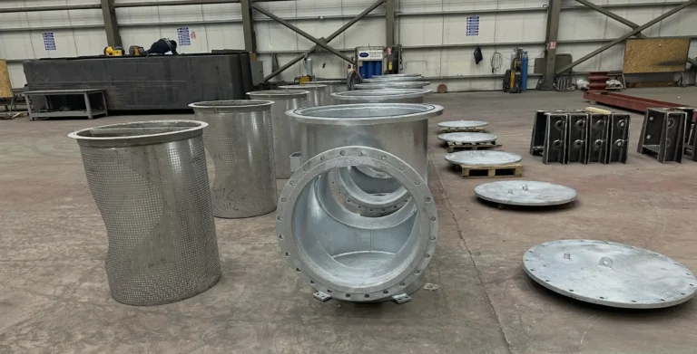 Mud Box assembly for seawater cooling system at Veta Gemi Shipyard